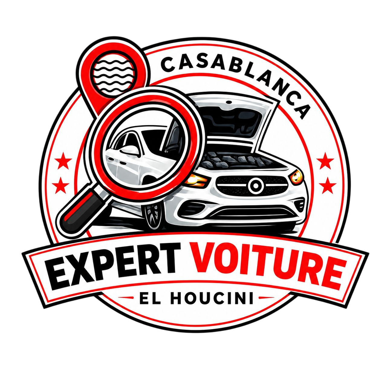 Logo Expert Voiture El Houcini, expertise automobile à Casablanca